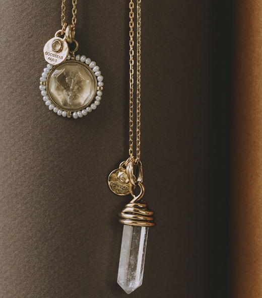 北京仓｜Goossens Paris-Talisman-水晶 珍珠 项链［法国设计师］ 商品图4