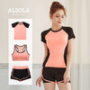 雅黛丽瑜伽服套装女健身房运动服晨跑健身衣跑步夏季快干上衣短袖 商品缩略图0
