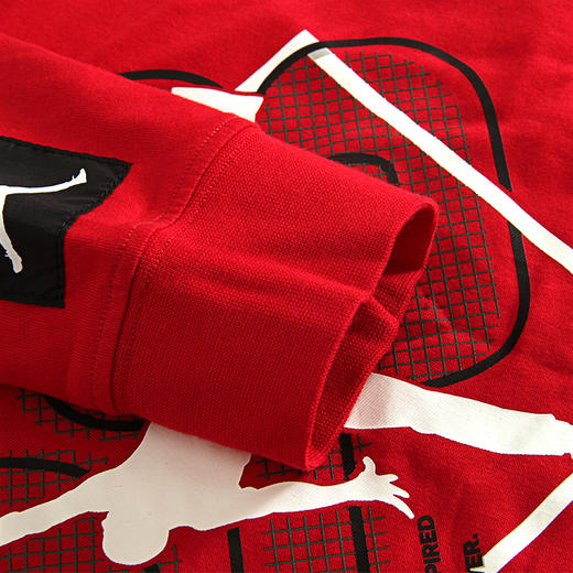 AIR JORDAN乔丹AJ童装秋新男童运动时尚纯棉长袖T恤JD2132004 商品图3