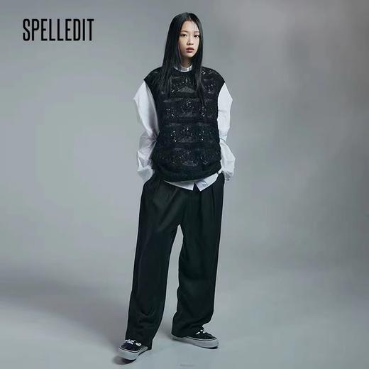 SPELLEDIT2021早秋新款马海毛宽松马甲背心女慵懒风高级感毛背心 商品图2