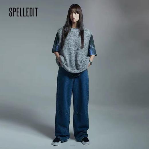 SPELLEDIT2021早秋新款马海毛宽松马甲背心女慵懒风高级感毛背心 商品图5