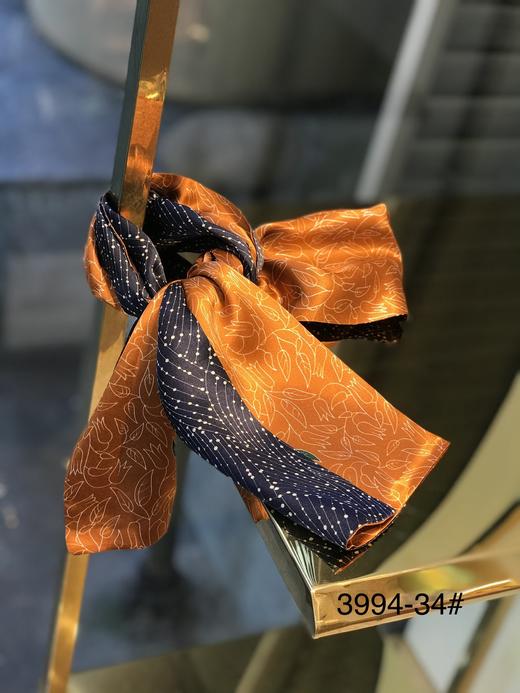 优品堂《春的律动》100％桑蚕丝长条巾 商品图2