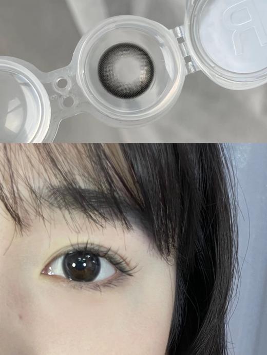 Claire color 双高光黑 年抛 2片 14.5mm 着色13.7mm 基弧8.6 含水38% 韩国进口 商品图3