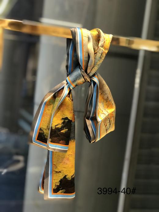 优品堂《春的律动》100％桑蚕丝长条巾 商品图14