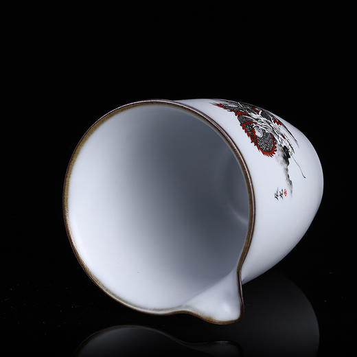 汝窑公道杯陶瓷茶水分离器家用茶具单个公杯鹰嘴倒茶器茶海 商品图3