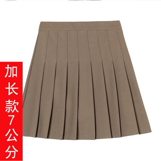 【服饰鞋包】百褶裙短裙女夏韩版学生高腰秋冬新款防走光抗皱jk黑色a字半身裙 商品图5