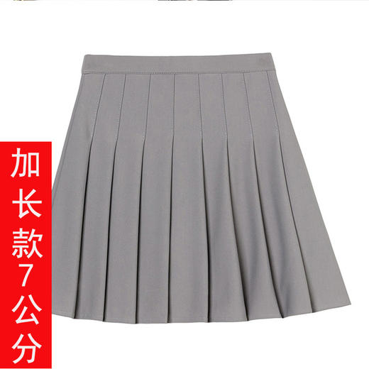 【服饰鞋包】百褶裙短裙女夏韩版学生高腰秋冬新款防走光抗皱jk黑色a字半身裙 商品图9