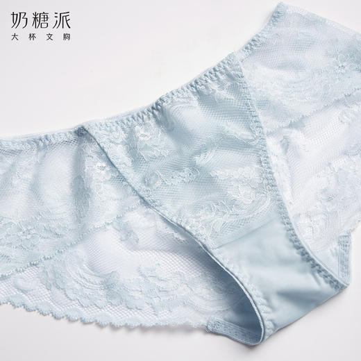 奶糖派星星糖蕾丝配套内裤女士三角小裤轻薄透气凉爽 商品图4