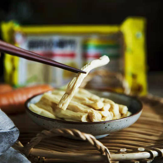 鲜食腐竹日本生态鲜腐竹解冻即食无添加有机种植非转基因大豆 商品图5