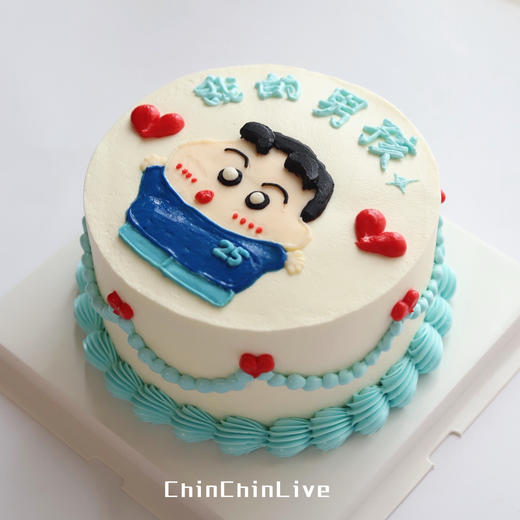 蜡笔小新手绘蛋糕 商品图1