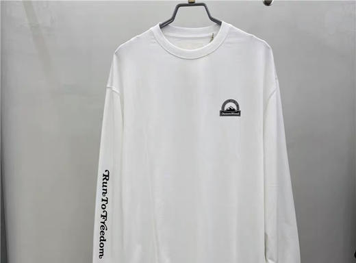 Jasonwood/坚持我的 2021秋季新款男装纯棉圆领长袖T恤 311104001 商品图1