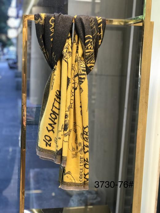 优品堂《如影相随》拉绒披肩与围巾两用双面长巾 商品图7