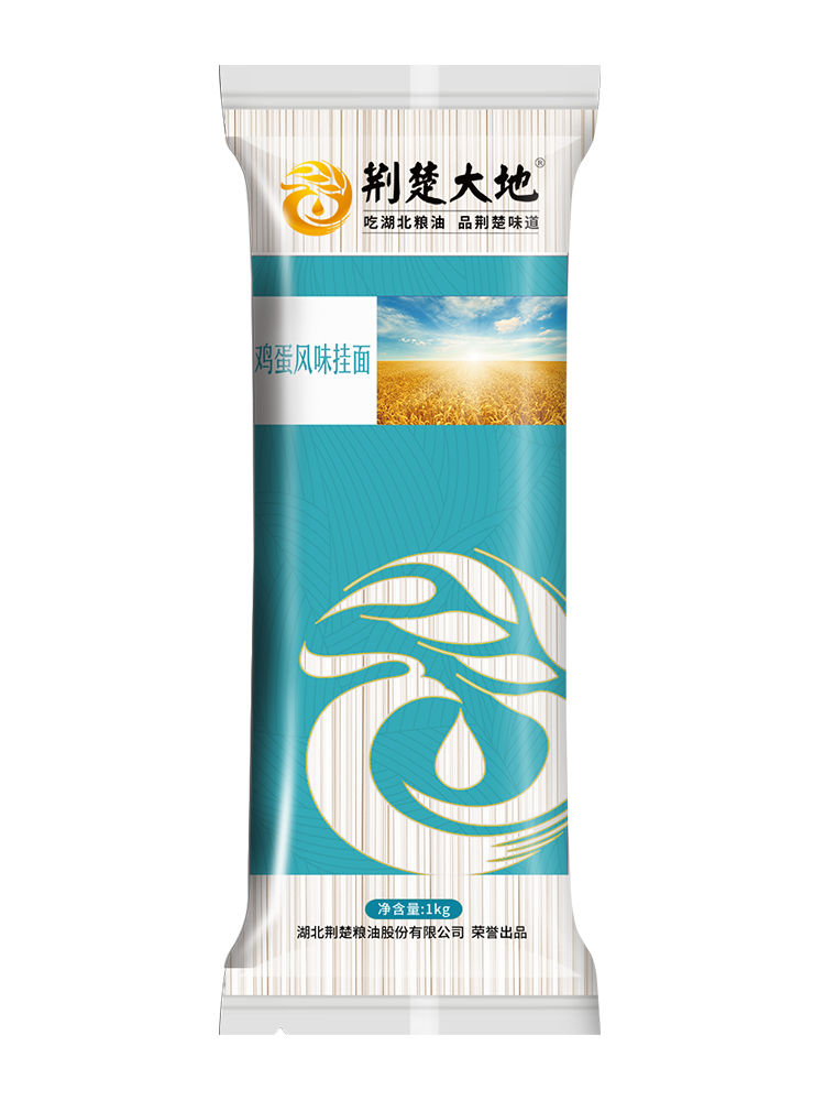 荆楚大地 鸡蛋挂面1kg*2袋 武汉