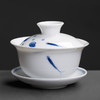 陶瓷单个手抓盖碗日式小号家用手绘三才青花瓷功夫茶具泡茶碗茶杯 商品缩略图5
