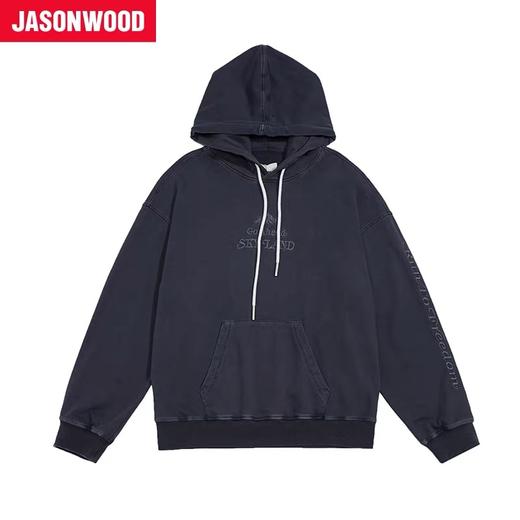 Jasonwood坚持我的  21秋新款时尚宽松连帽卫衣311106012 商品图0