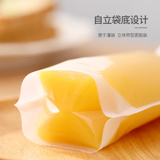 D 便携式豆浆牛奶液体分装袋  带吸嘴一次性透明包装 商品图4