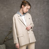Famecoco范可儿休闲西装女外套宽松西服F216AW003 商品缩略图2