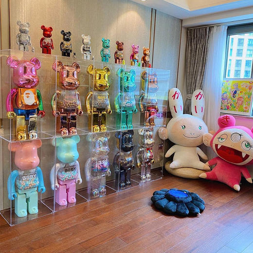 收藏系列 Be@rbrick 100%/400%/1000%透明收藏盒 商品图4