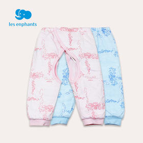 丽婴房-内衣类（冬）B8可调节开裆裤N绗棉彩色经典小象