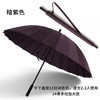 24骨高尔夫长柄自动晴雨伞超大号双人三人黑色双层商务雨伞 商品缩略图1