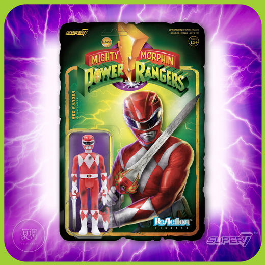 现货 Super7 恐龙战队 PowerRangers 战损版 3.75 挂卡 商品图3