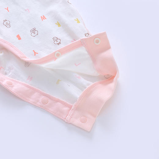 英氏新款婴儿系带护肚连体衣新生儿哈衣YLHAJ01028A YLHAJ01027A 商品图7