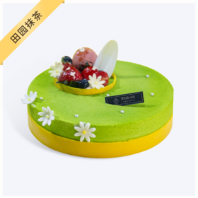 【田园抹茶】- 花园雏菊渐露微笑 松茸草绿装扮着大地