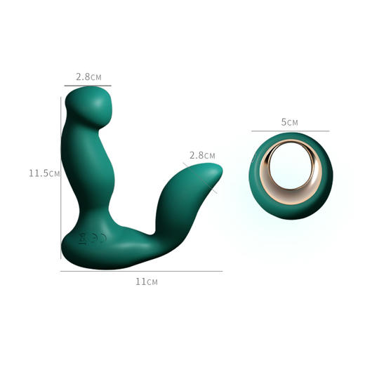 千度蜜新品唤潮前列腺按摩器男女通用加温无线遥控按摩器具 商品图1