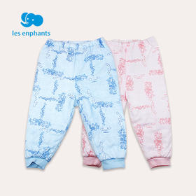 丽婴房-内衣类（冬）B8满裆裤 N绗棉彩色经典小象