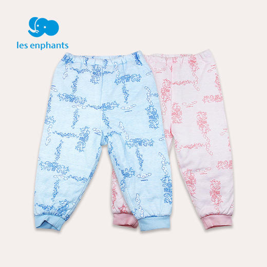丽婴房-内衣类（冬）B8满裆裤 N绗棉彩色经典小象 商品图0