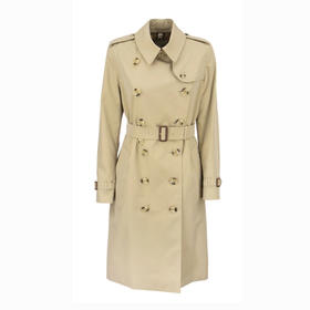 【一】BURBERRY 巴宝莉 女士肯辛顿版型 - 中长款 Heritage Trench 束腰风衣 卡其色 8045288 A1366
