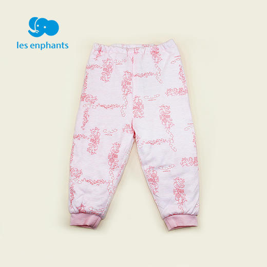 丽婴房-内衣类（冬）B8满裆裤 N绗棉彩色经典小象 商品图1