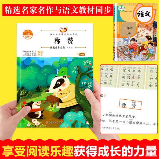 小学二年级上册必读课外书全套4册老师推荐注音版经典书目 带拼音儿童文学读物6到8岁绘本故事书我要的是葫芦称赞分不清是鸭还是霞 商品图3