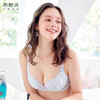 奶糖派分胸型 知秋 清新少女大罩杯文胸 刺绣内衣圆盘半球木瓜 商品缩略图1