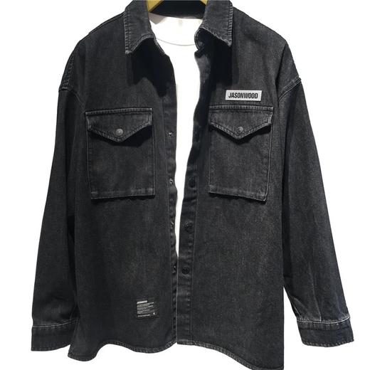 Jasonwood/坚持我的男装2021秋季新款休闲翻领工装衬衫 311105505 商品图0