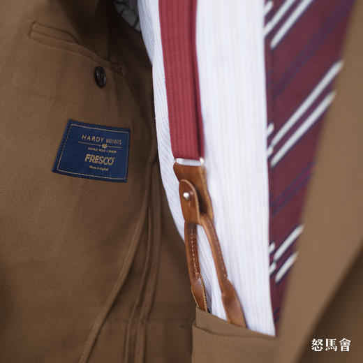 Hardy Minnis Fresco III Lite 强捻抗皱焦糖色意式全麻衬套装 商品图8