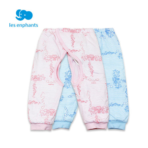丽婴房-内衣类（冬）B8可调节开裆裤N绗棉彩色经典小象 商品图3