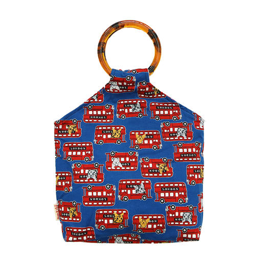 HUJI祤集Amber手提包插画巴士猫咪 商品图0