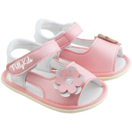 【特惠39元/双】比士尼童鞋 夏款凉鞋婴幼儿宝宝步前鞋学步鞋 男宝女宝硬底棉布鞋 商品图4