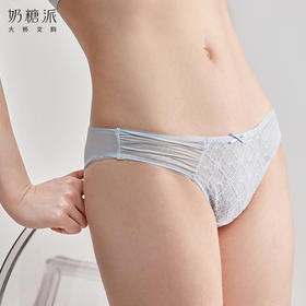奶糖派星星糖蕾丝配套内裤女士三角小裤轻薄透气凉爽