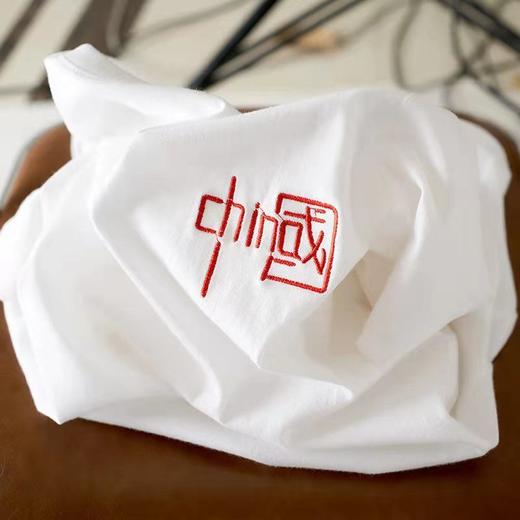 刺绣花短袖T体恤衫男女学生情侣夏装 商品图2