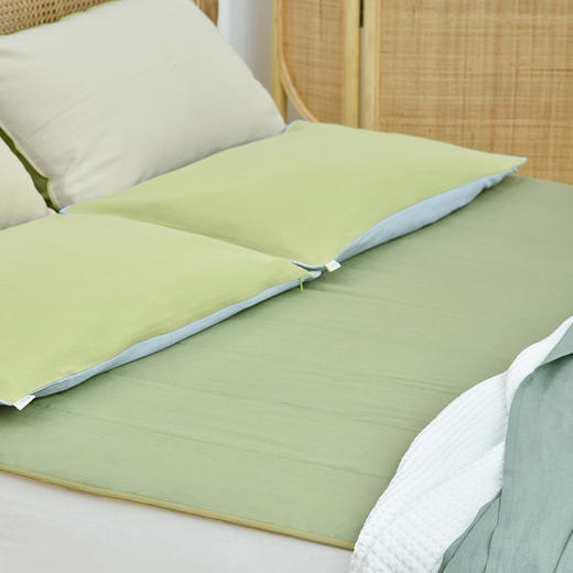 经典亚麻夏季薄款床垫软垫可定制 商品图1