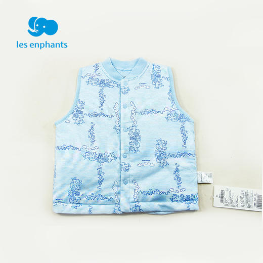 丽婴房-内衣类（冬）B8背心 N绗棉彩色经典小象 商品图2
