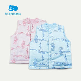 丽婴房-内衣类（冬）B8背心 N绗棉彩色经典小象