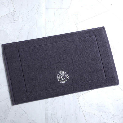 五星级酒店浴室地巾白色卫生间门口全棉吸水地垫进门家用 商品图4