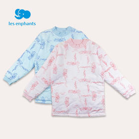 丽婴房-内衣类（冬）B8半高领上衣 N绗棉彩色经典小象