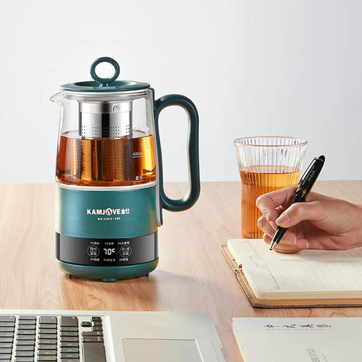 金灶多功能mini便携小型多功能养生壶0.6L（墨绿色）办公室个人煮茶壶HT-005 商品图2