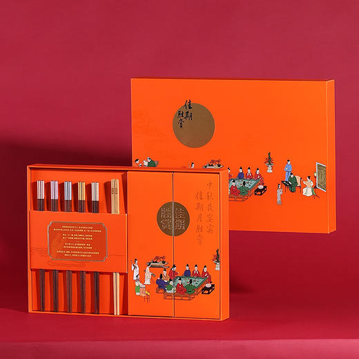 佳期胜赏·彩金祥云公筷组合 商品图1