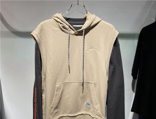 311106004 坚持我的/jasonwood男款 2021年秋季新品 无袖连帽卫衣 商品图0