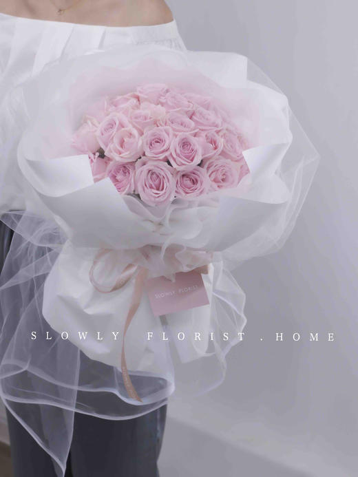 33朵baby粉花束 商品图1